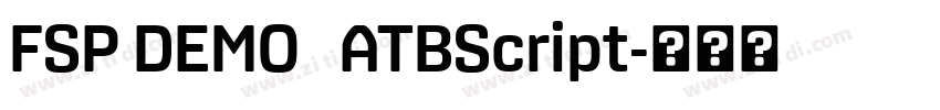 FSP DEMO   ATBScript字体转换